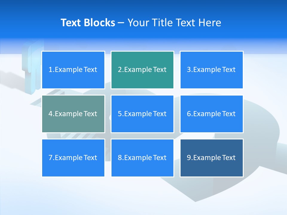 Staircase Depths Hole PowerPoint Template