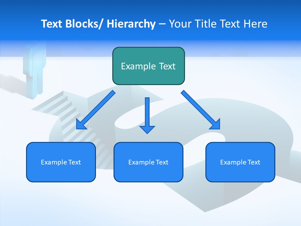 Staircase Depths Hole PowerPoint Template