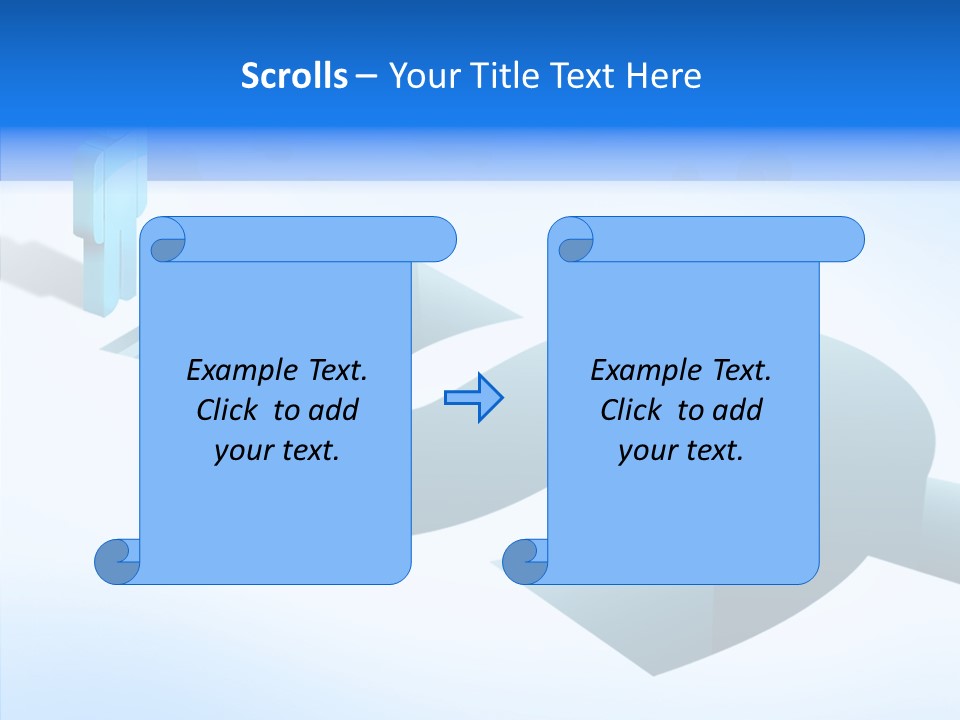 Staircase Depths Hole PowerPoint Template