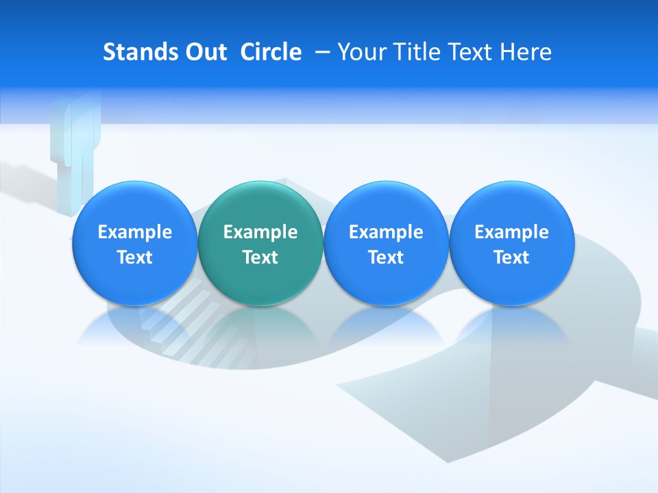 Staircase Depths Hole PowerPoint Template
