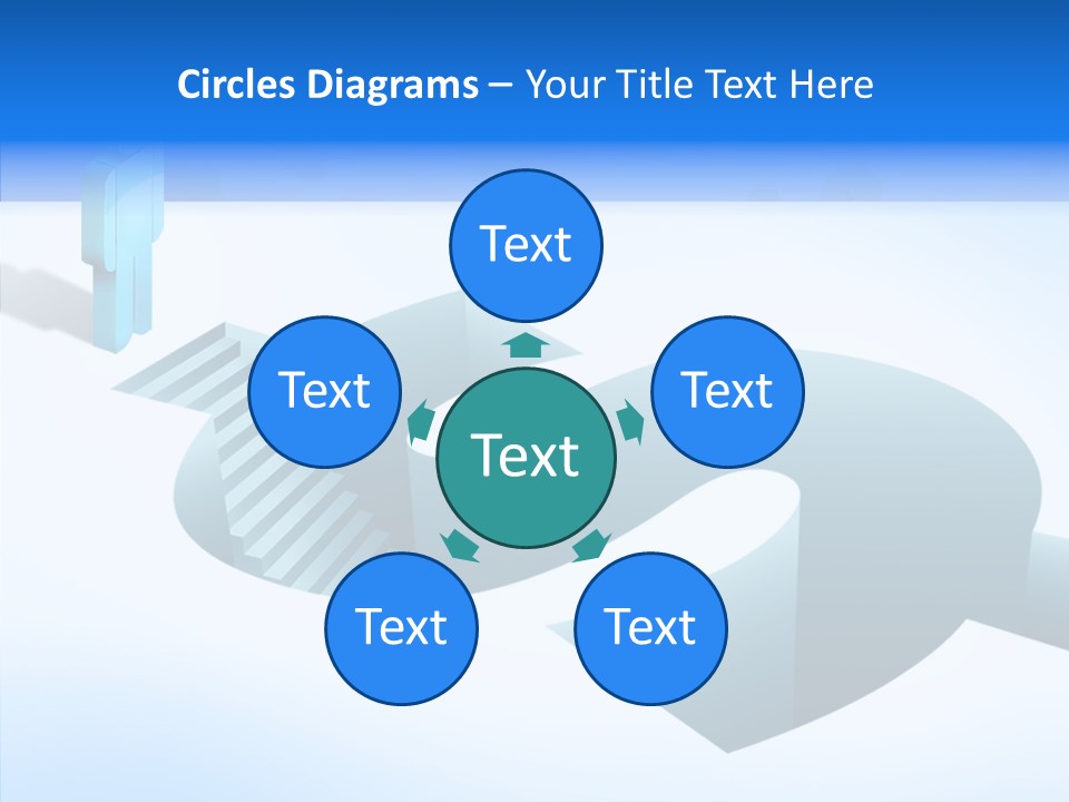 Staircase Depths Hole PowerPoint Template