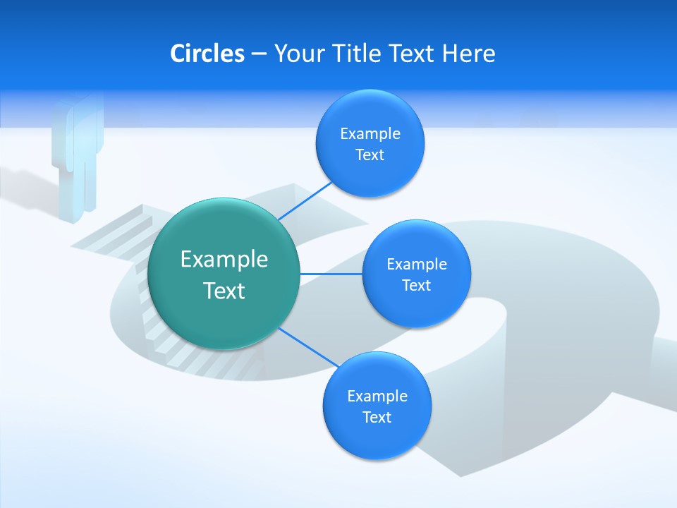 Staircase Depths Hole PowerPoint Template