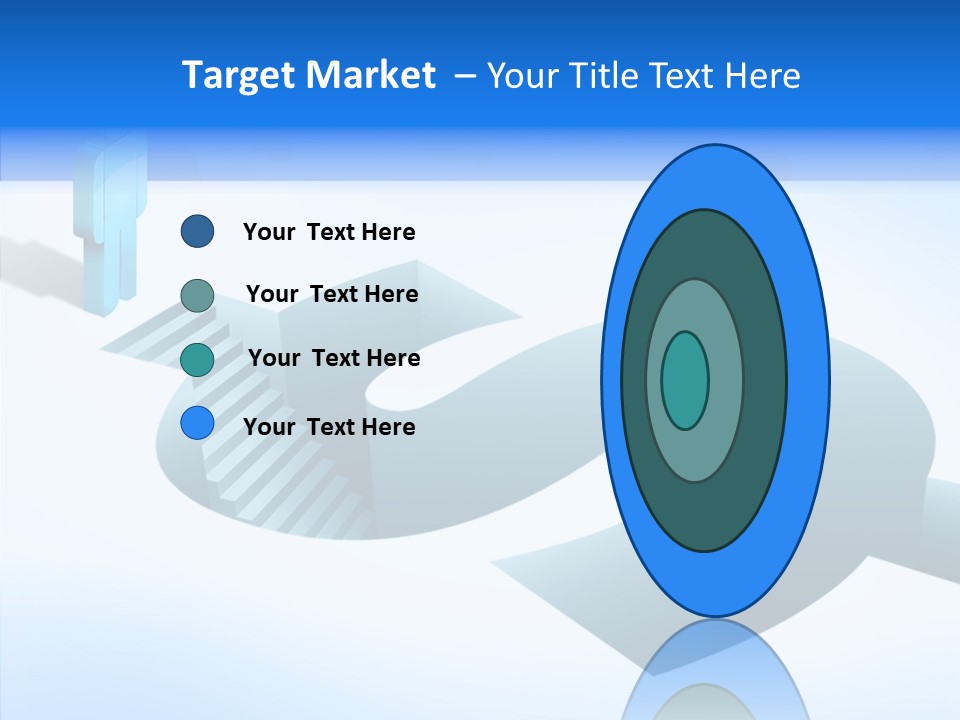 Staircase Depths Hole PowerPoint Template
