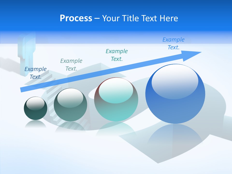 Staircase Depths Hole PowerPoint Template