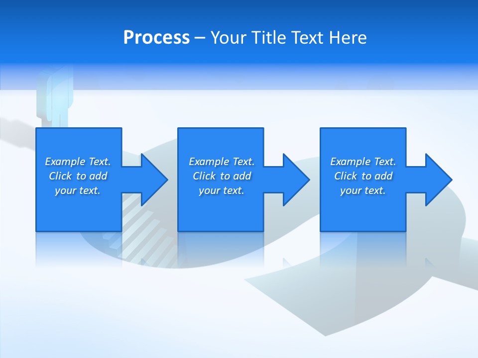 Staircase Depths Hole PowerPoint Template