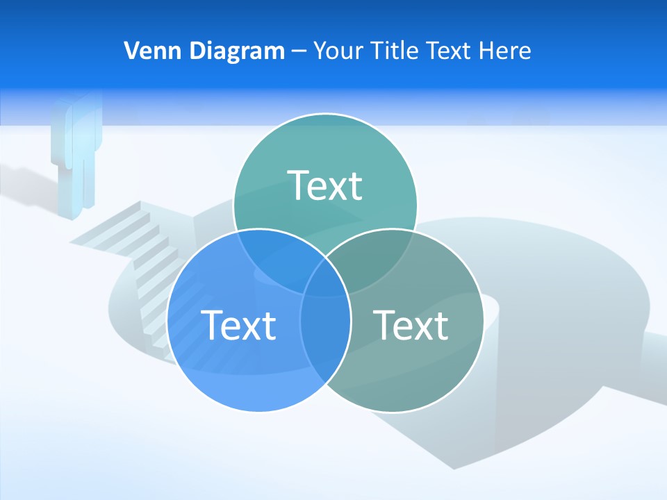 Staircase Depths Hole PowerPoint Template