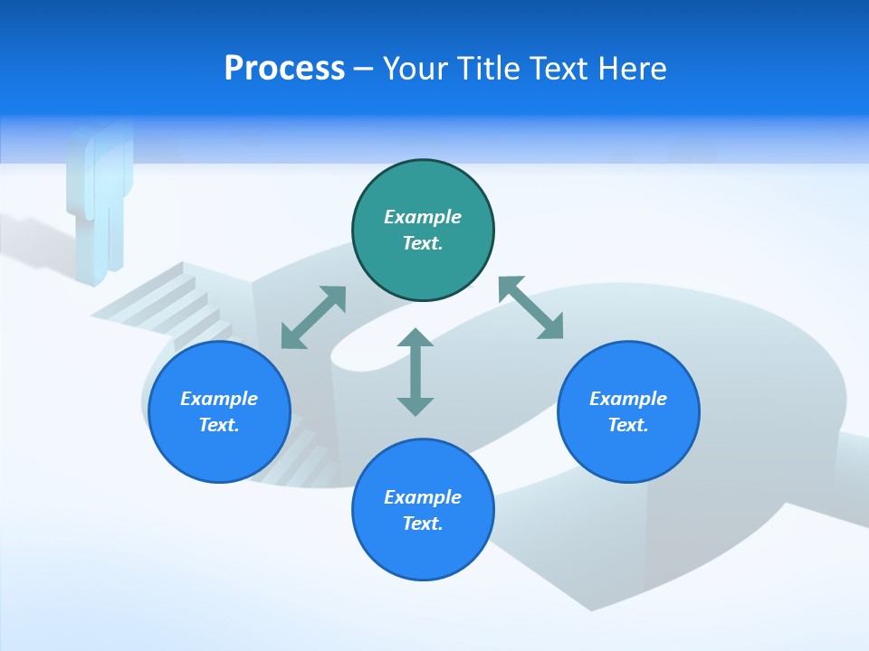 Staircase Depths Hole PowerPoint Template