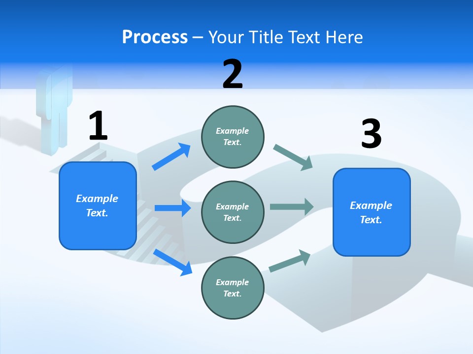 Staircase Depths Hole PowerPoint Template