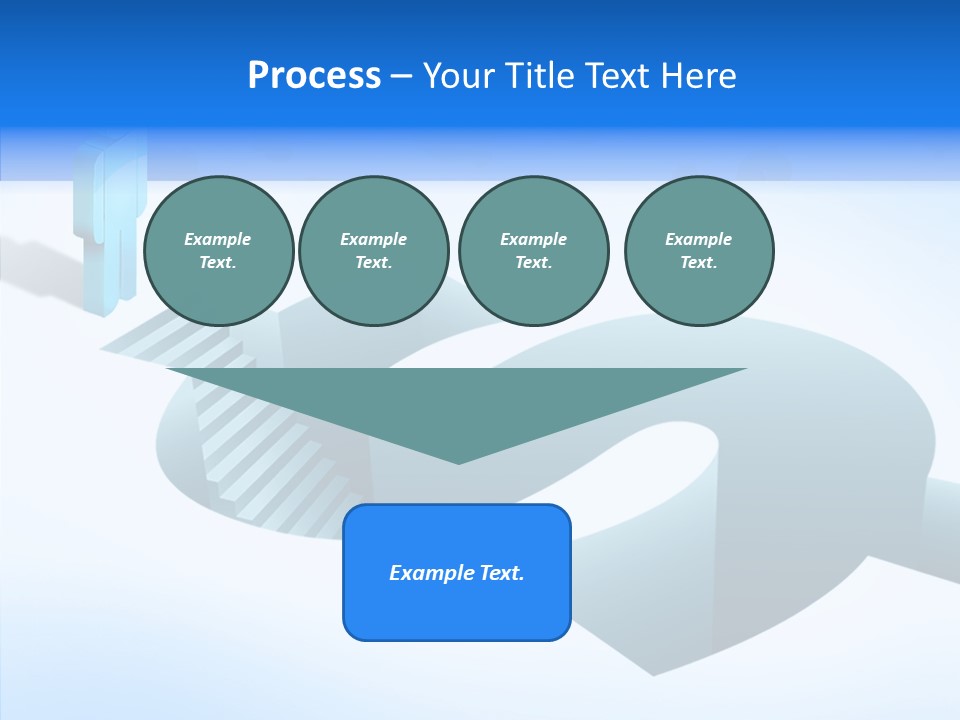 Staircase Depths Hole PowerPoint Template