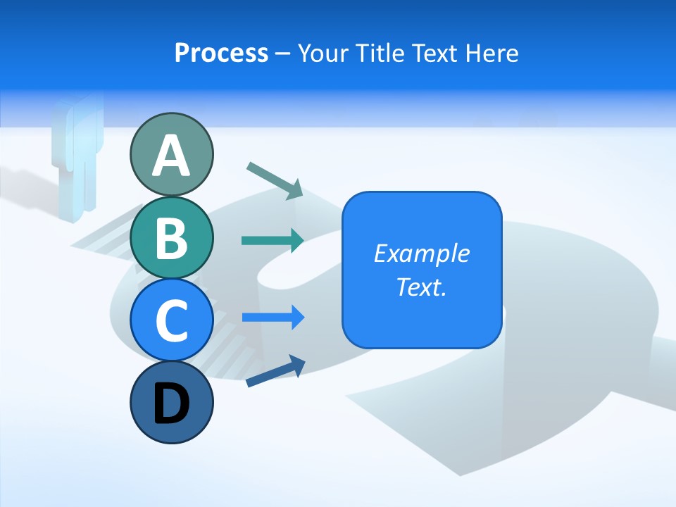 Staircase Depths Hole PowerPoint Template