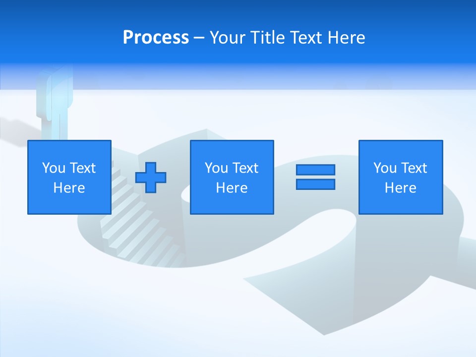 Staircase Depths Hole PowerPoint Template