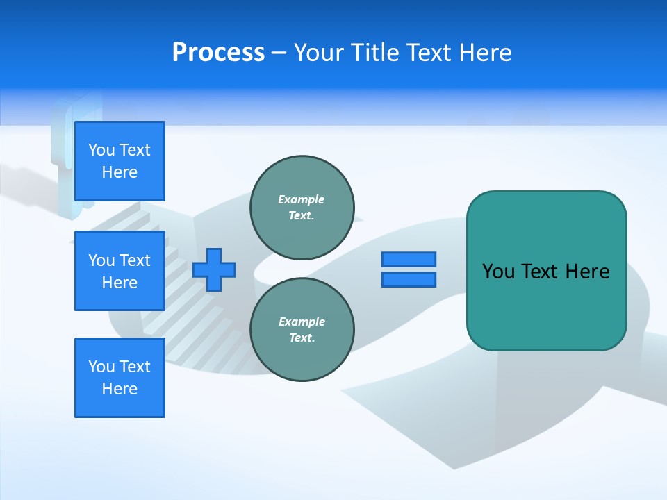 Staircase Depths Hole PowerPoint Template