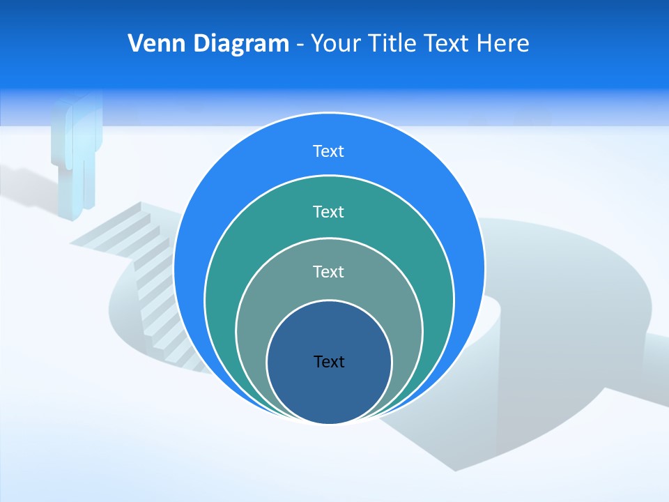 Staircase Depths Hole PowerPoint Template