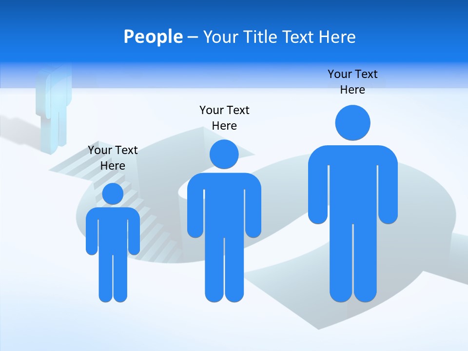 Staircase Depths Hole PowerPoint Template