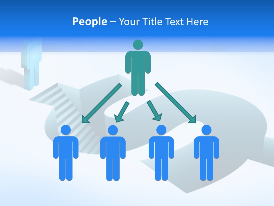 Staircase Depths Hole PowerPoint Template