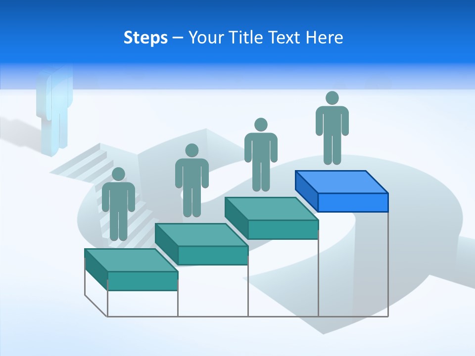 Staircase Depths Hole PowerPoint Template