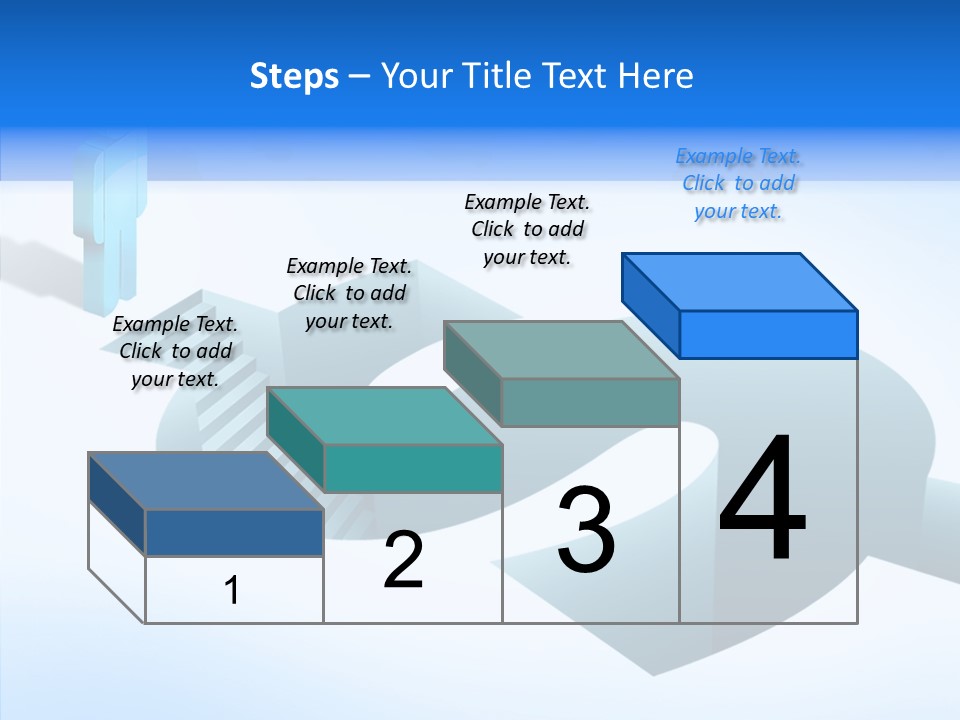 Staircase Depths Hole PowerPoint Template