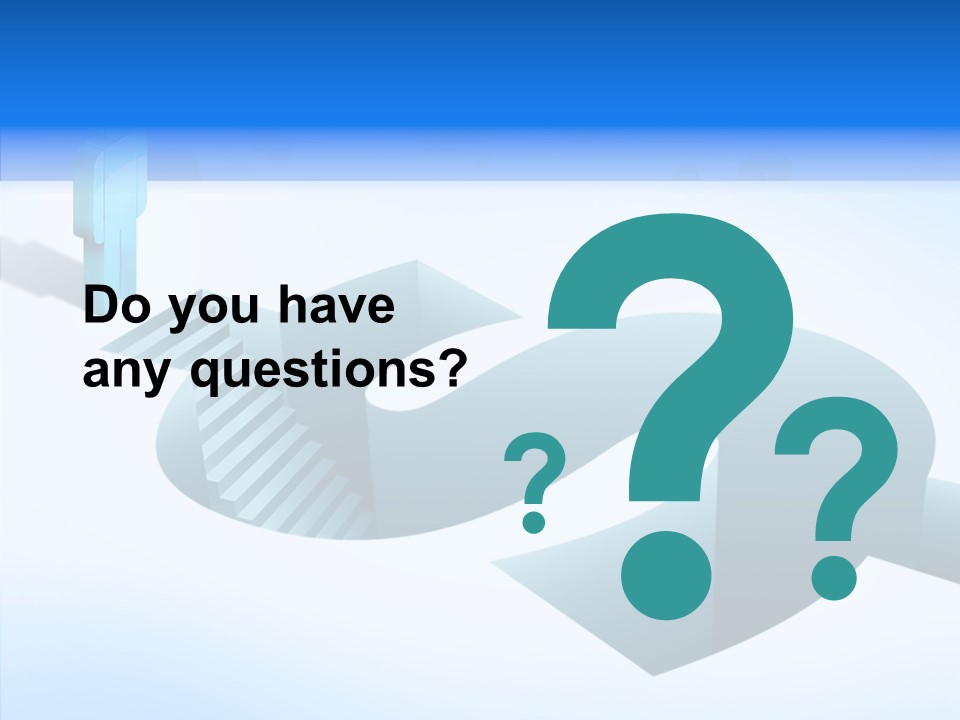 Staircase Depths Hole PowerPoint Template