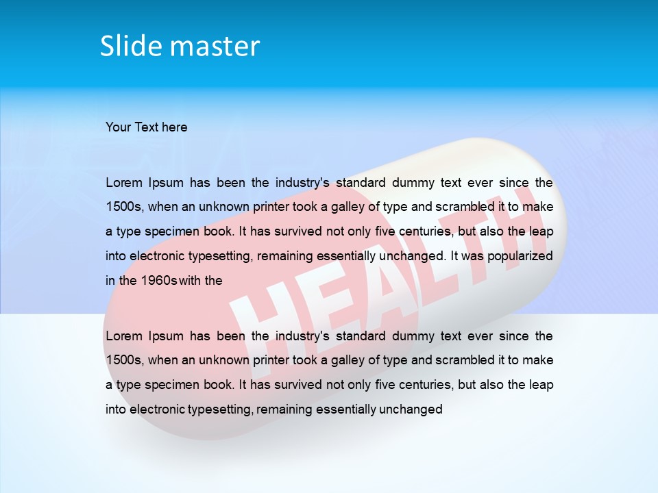 Narcotics Drugstore Health PowerPoint Template