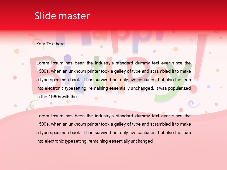 Surprise Red Party PowerPoint Template