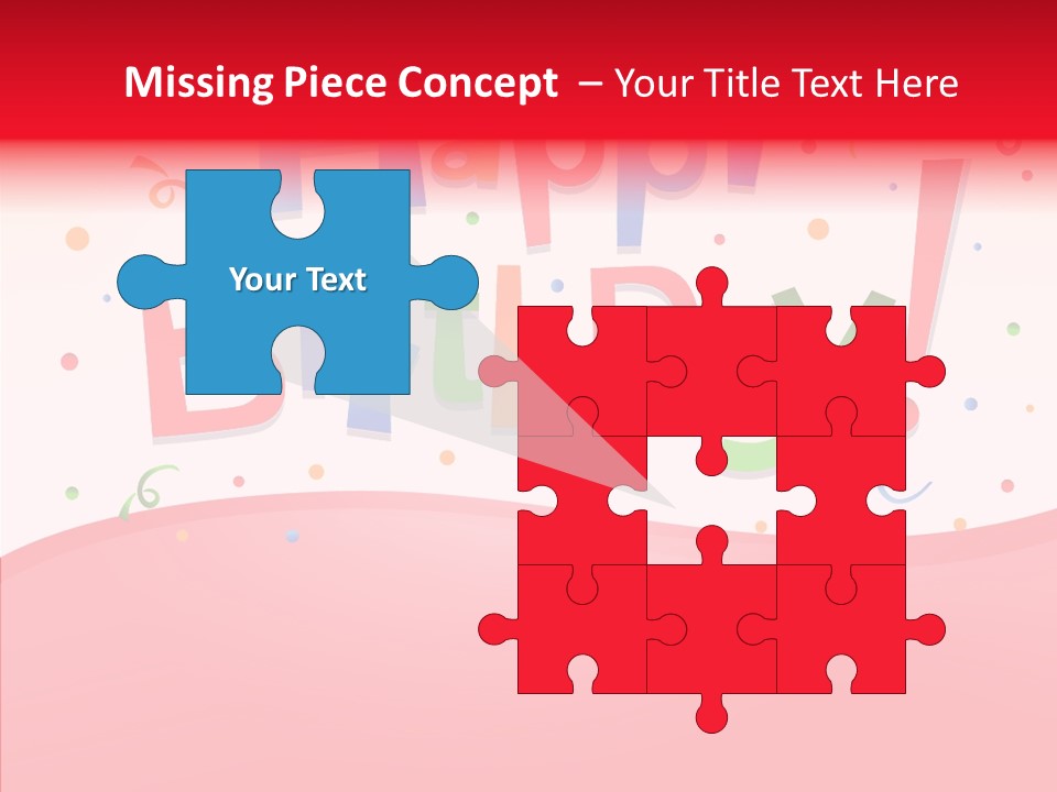 Surprise Red Party PowerPoint Template