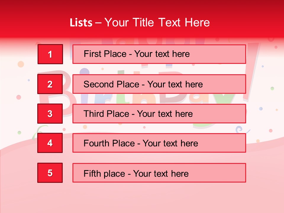 Surprise Red Party PowerPoint Template