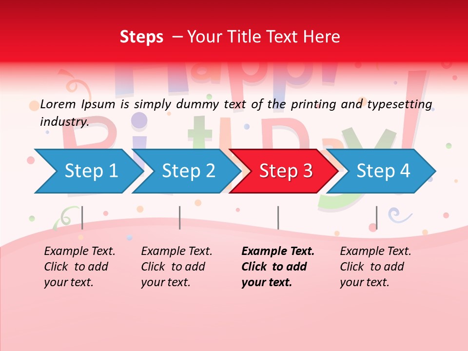 Surprise Red Party PowerPoint Template