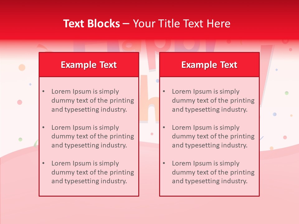 Surprise Red Party PowerPoint Template