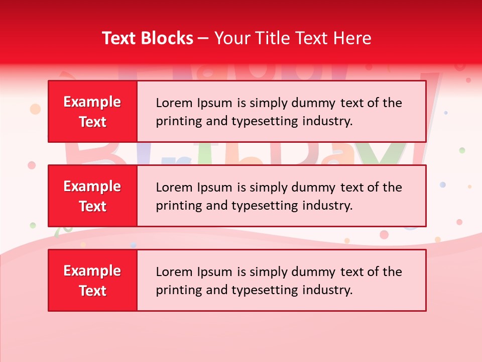 Surprise Red Party PowerPoint Template