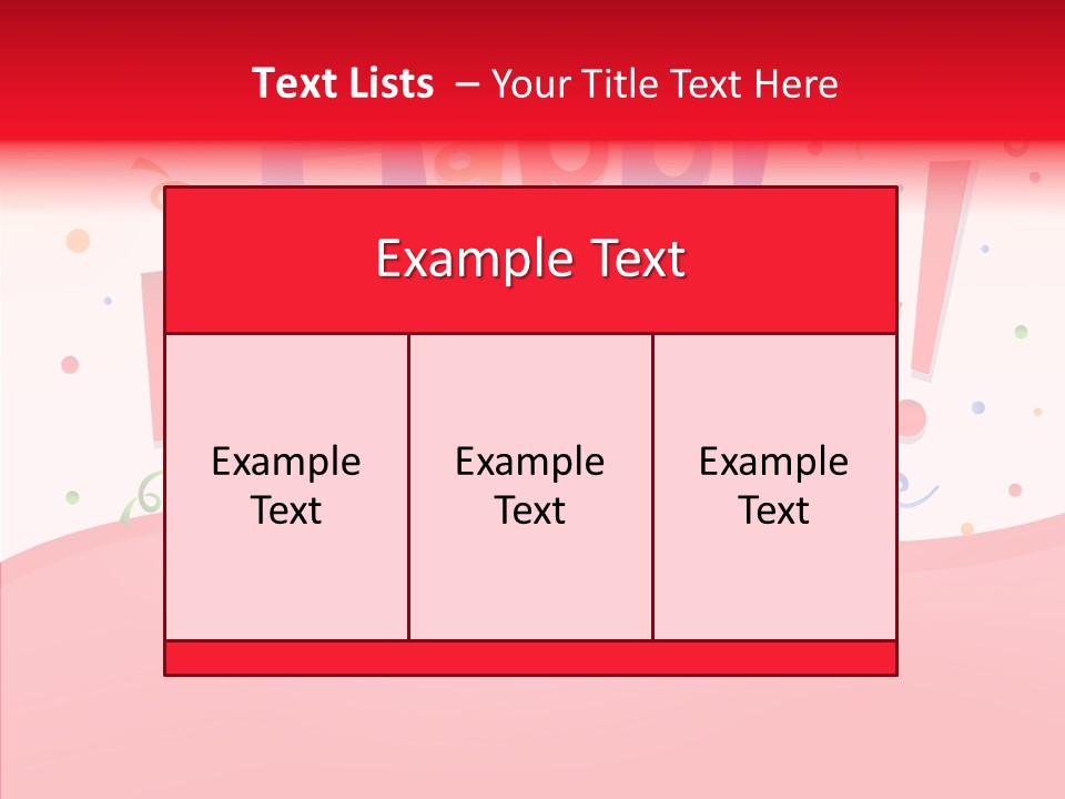 Surprise Red Party PowerPoint Template