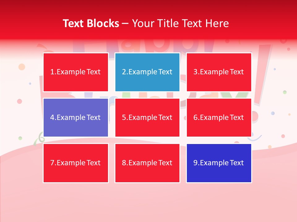 Surprise Red Party PowerPoint Template