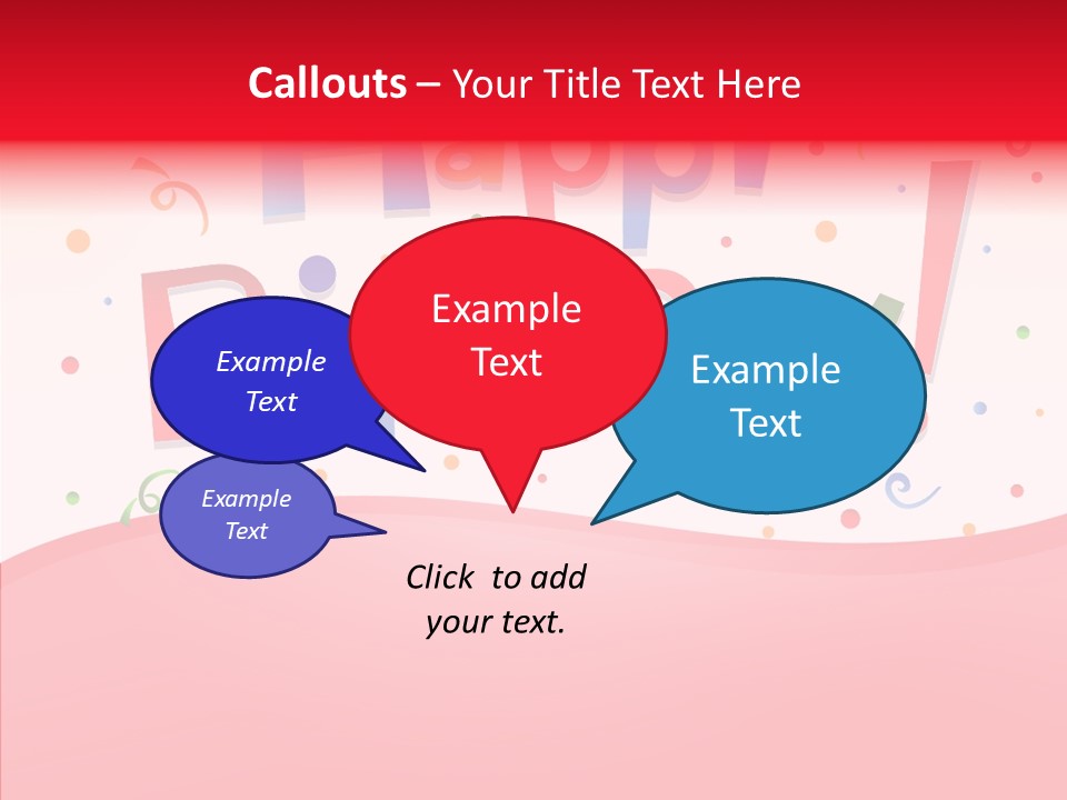 Surprise Red Party PowerPoint Template