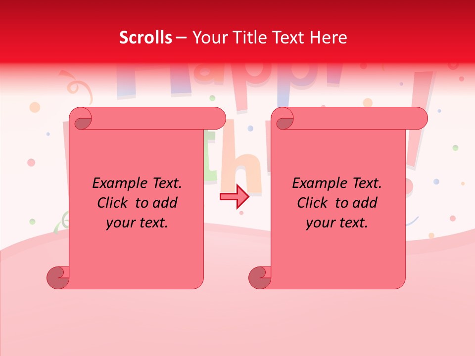 Surprise Red Party PowerPoint Template
