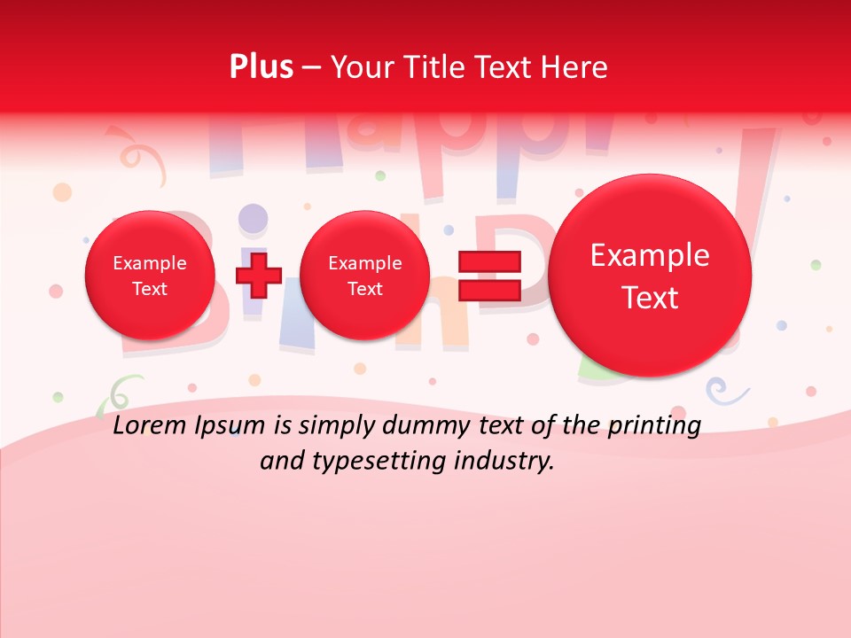 Surprise Red Party PowerPoint Template