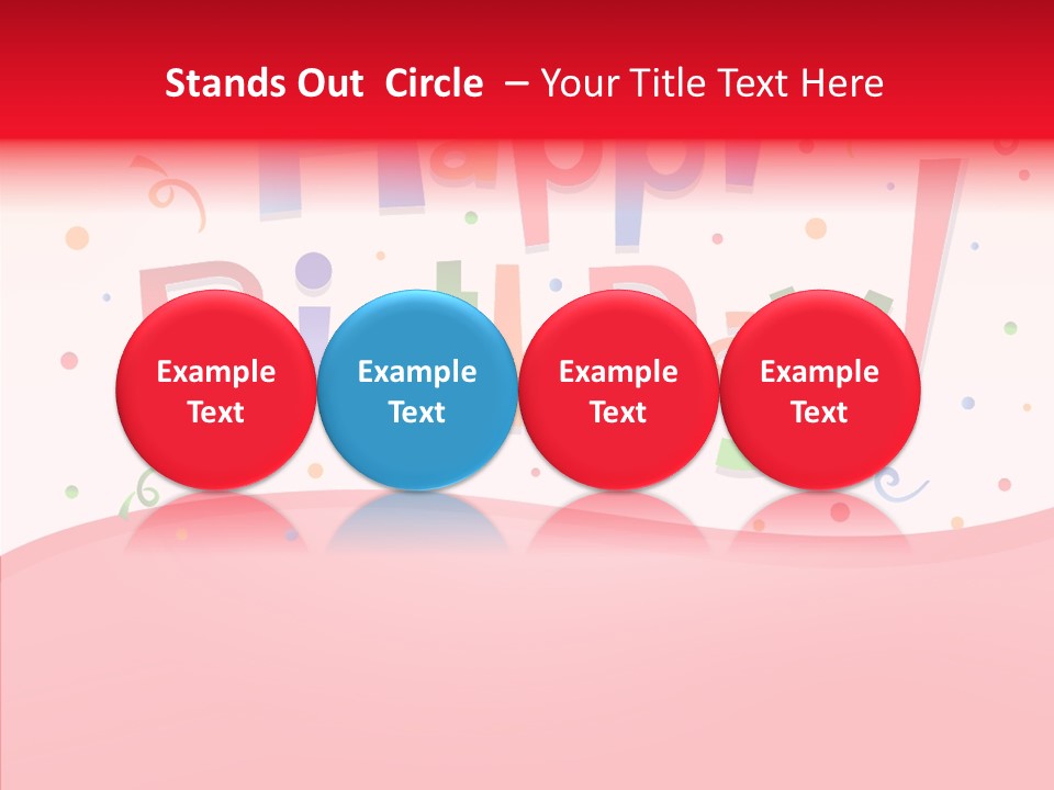 Surprise Red Party PowerPoint Template