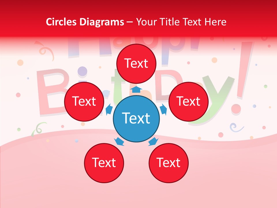 Surprise Red Party PowerPoint Template