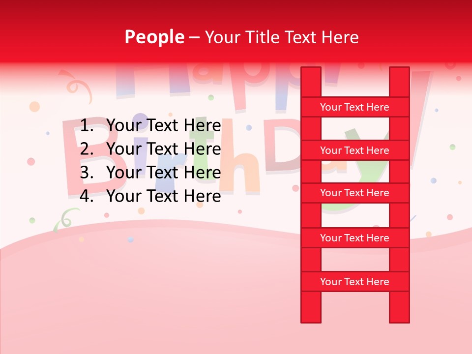 Surprise Red Party PowerPoint Template