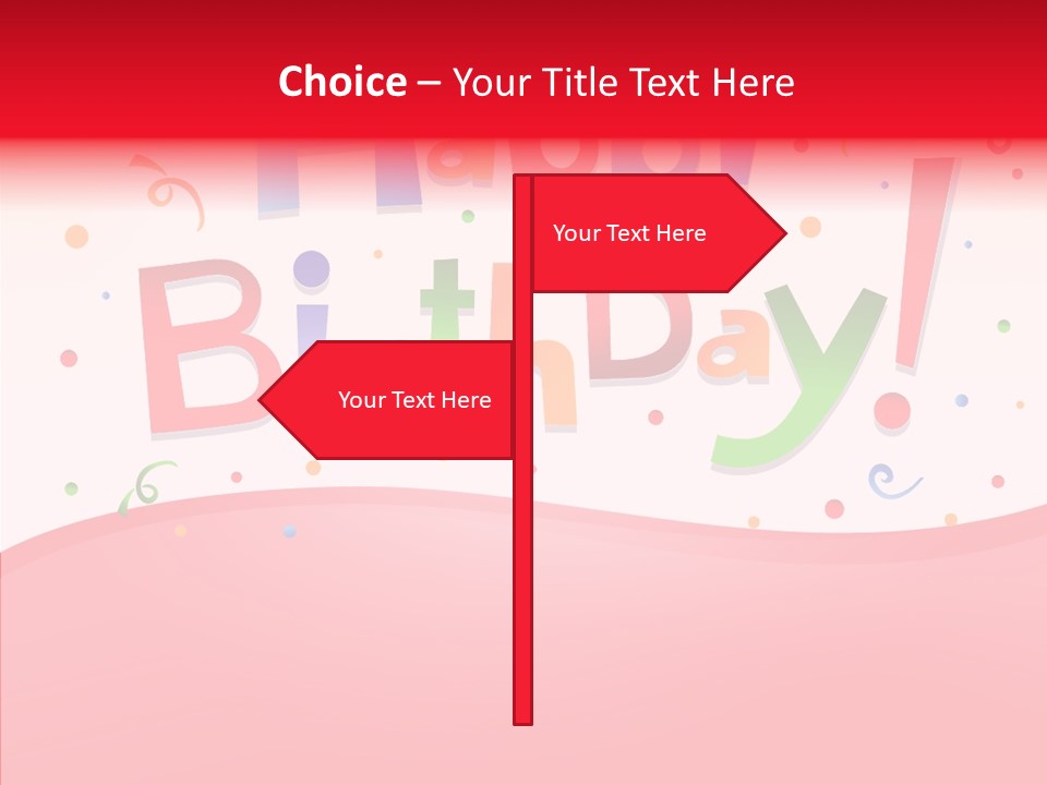 Surprise Red Party PowerPoint Template