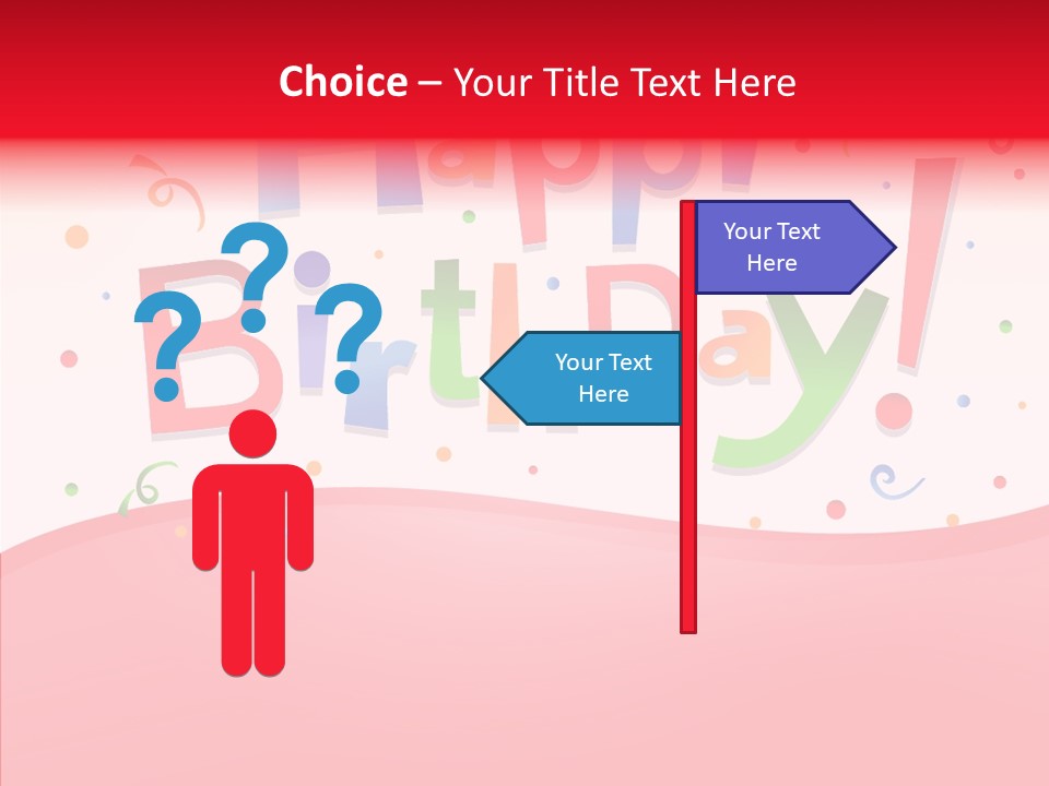 Surprise Red Party PowerPoint Template