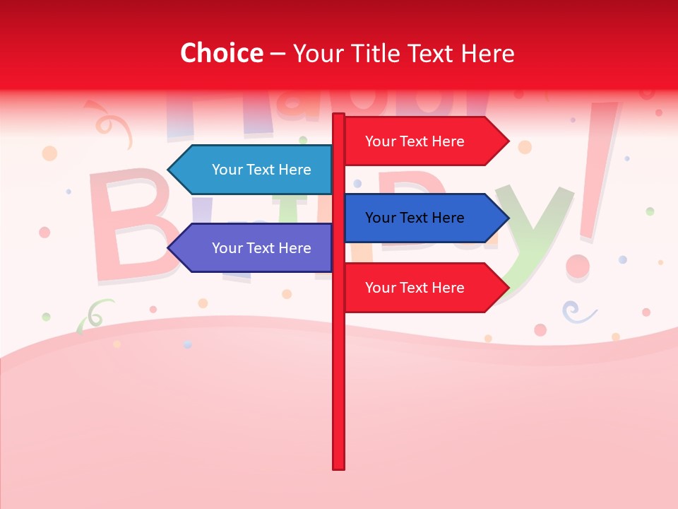 Surprise Red Party PowerPoint Template