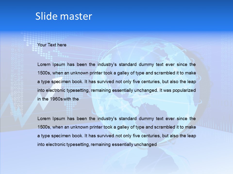 Writing Together Chair PowerPoint Template