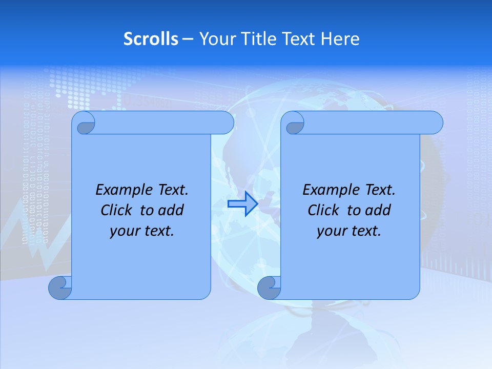 Writing Together Chair PowerPoint Template