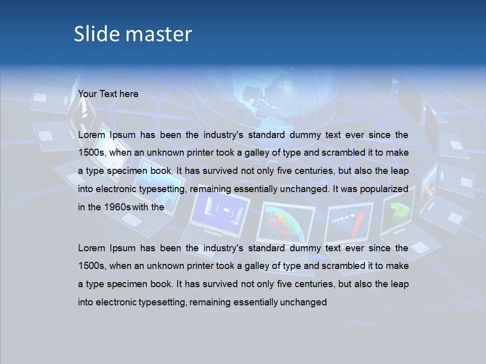 Medium Host Ethernet PowerPoint Template
