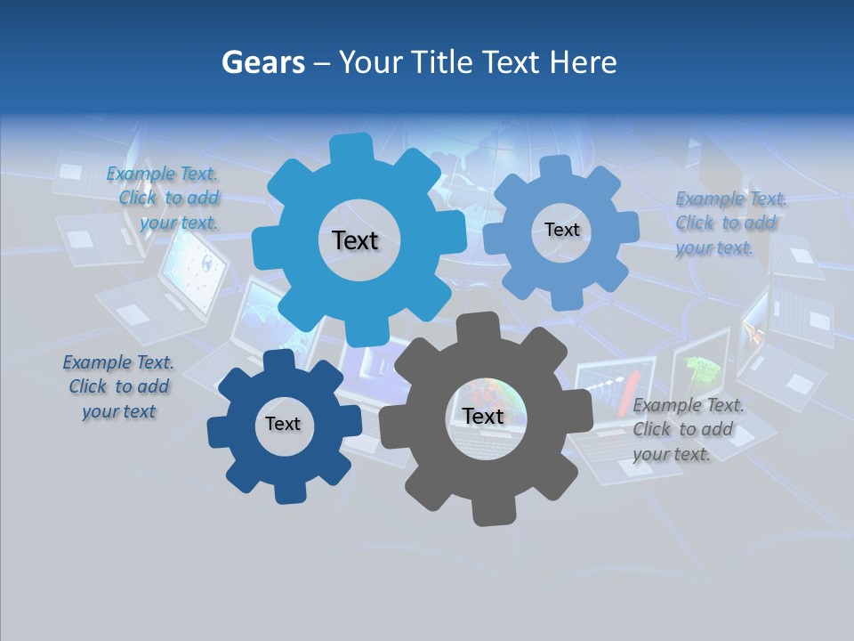 Medium Host Ethernet PowerPoint Template