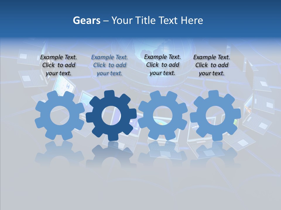 Medium Host Ethernet PowerPoint Template