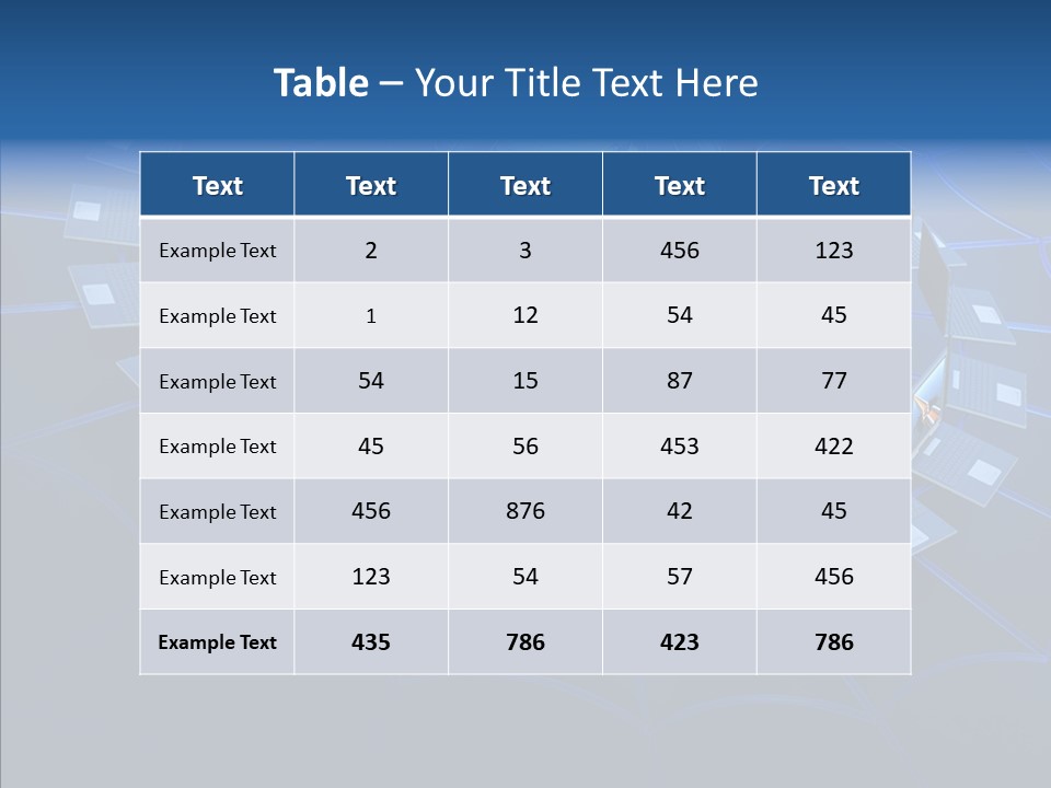 Medium Host Ethernet PowerPoint Template