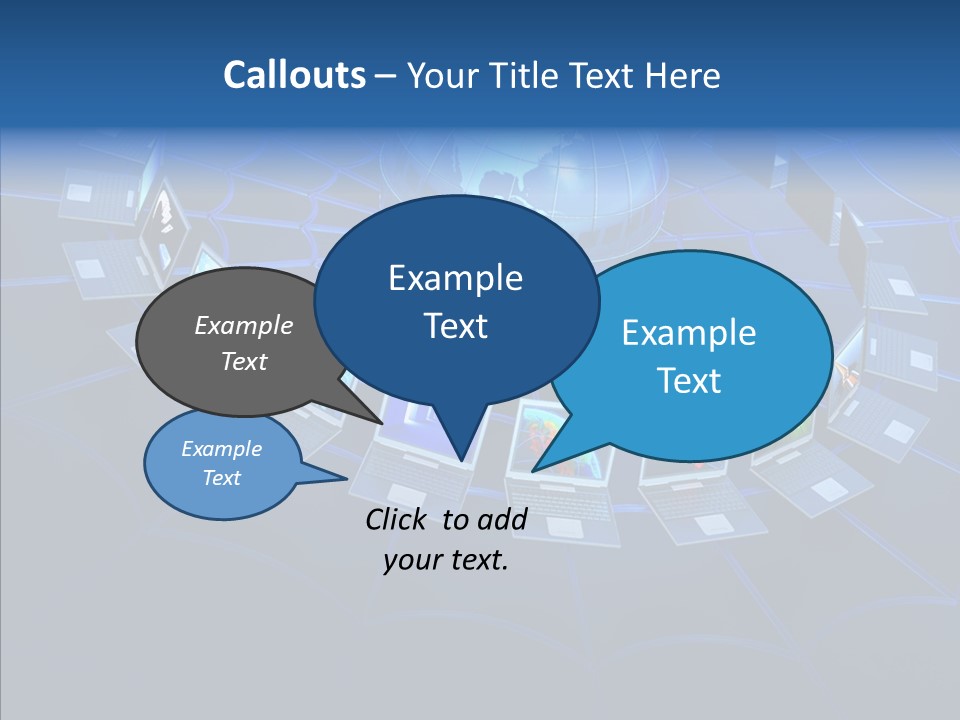 Medium Host Ethernet PowerPoint Template
