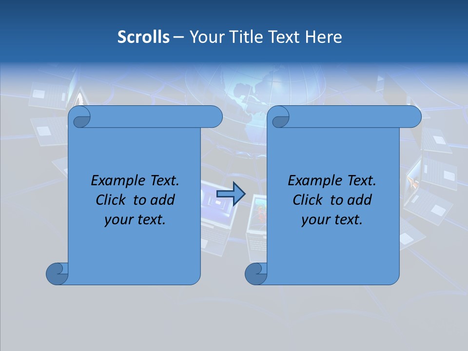 Medium Host Ethernet PowerPoint Template