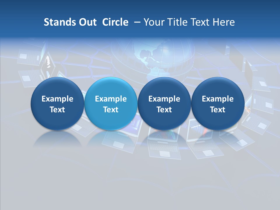 Medium Host Ethernet PowerPoint Template