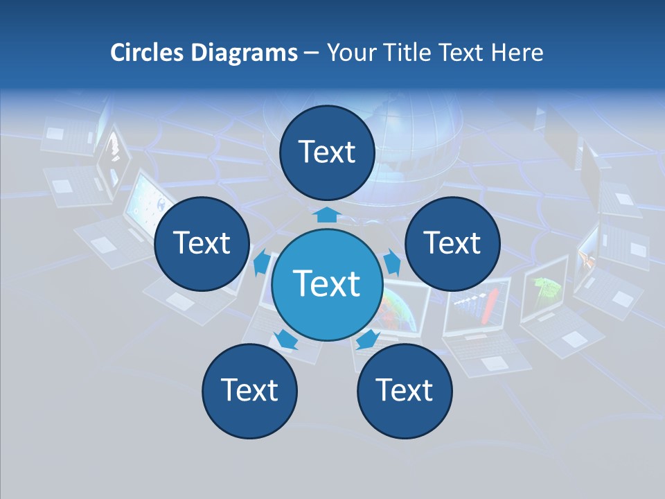 Medium Host Ethernet PowerPoint Template